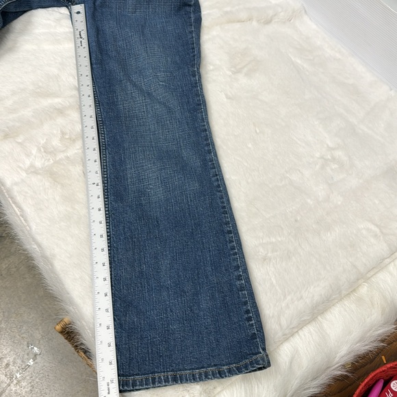 Levi’s Signature Low Rise Boot Cut Jeans Denim Medium Wash size 16 Long Western - Picture 12 of 12